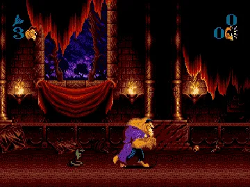 Beauty and the Beast - Roar of the Beast (USA) screen shot game playing